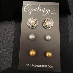Opulenza Interchangeable Pearl Earrings